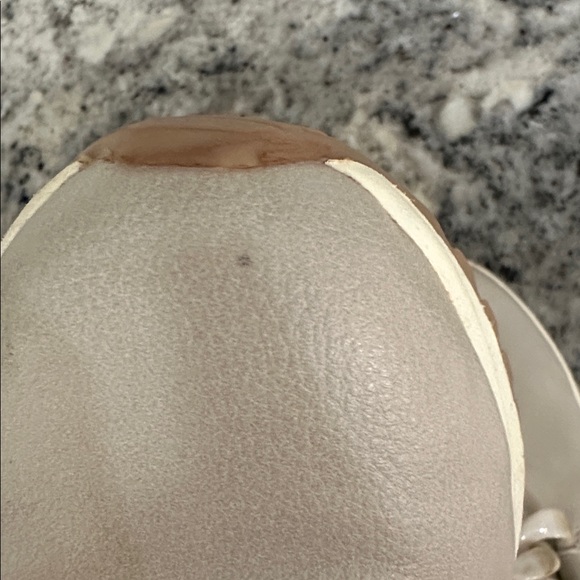 Women's yellow box Cream/taupe Slip-On Shoes with Chain Detail - Picture 8 of 8